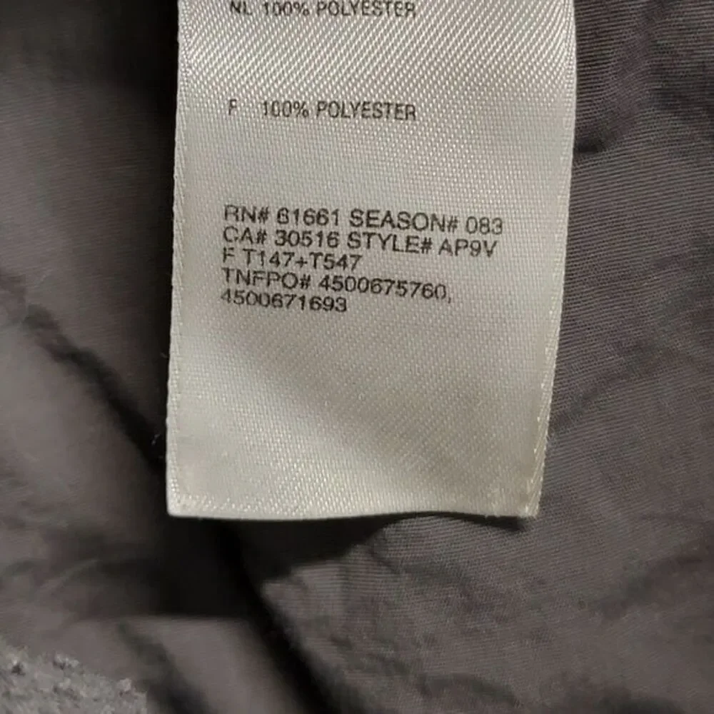 The North Face ¼ Zip‎ Waffle Fleece Pullover Sweater Men's Size XL Gray